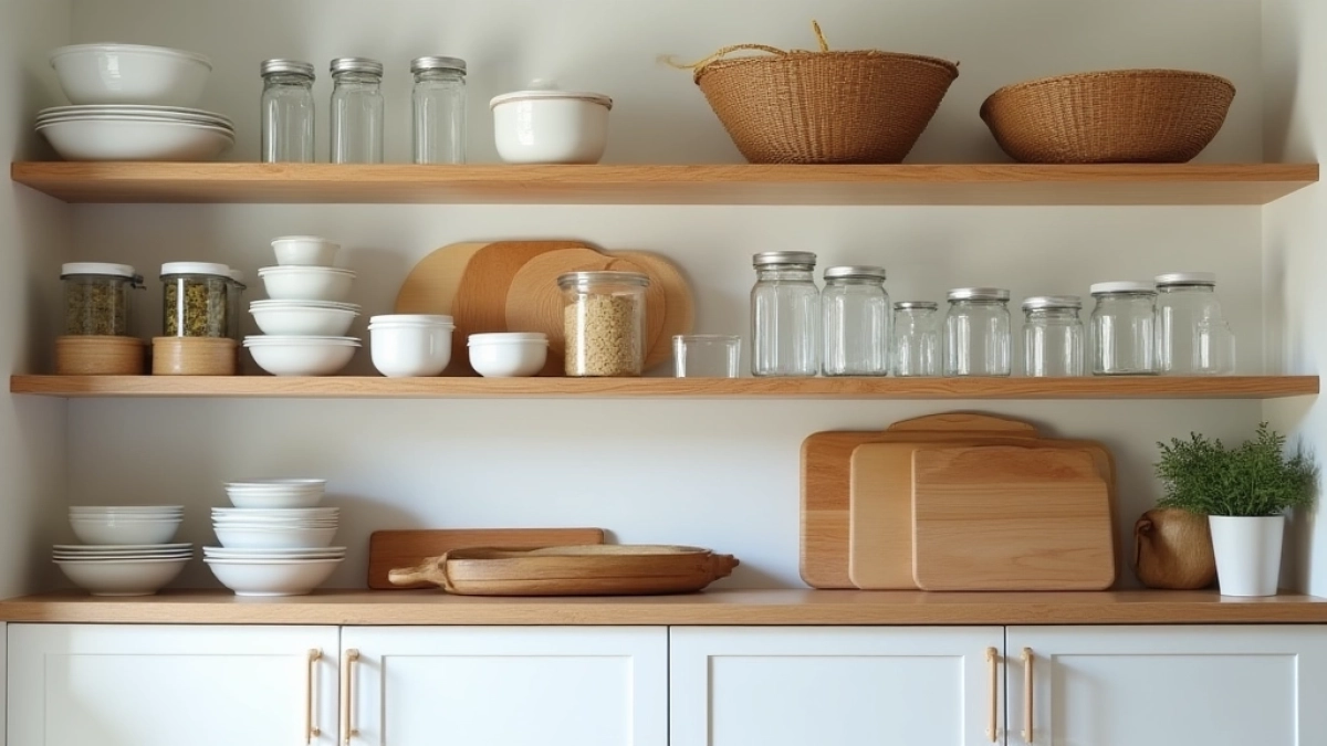 Co postawić na górnych szafkach w kuchni