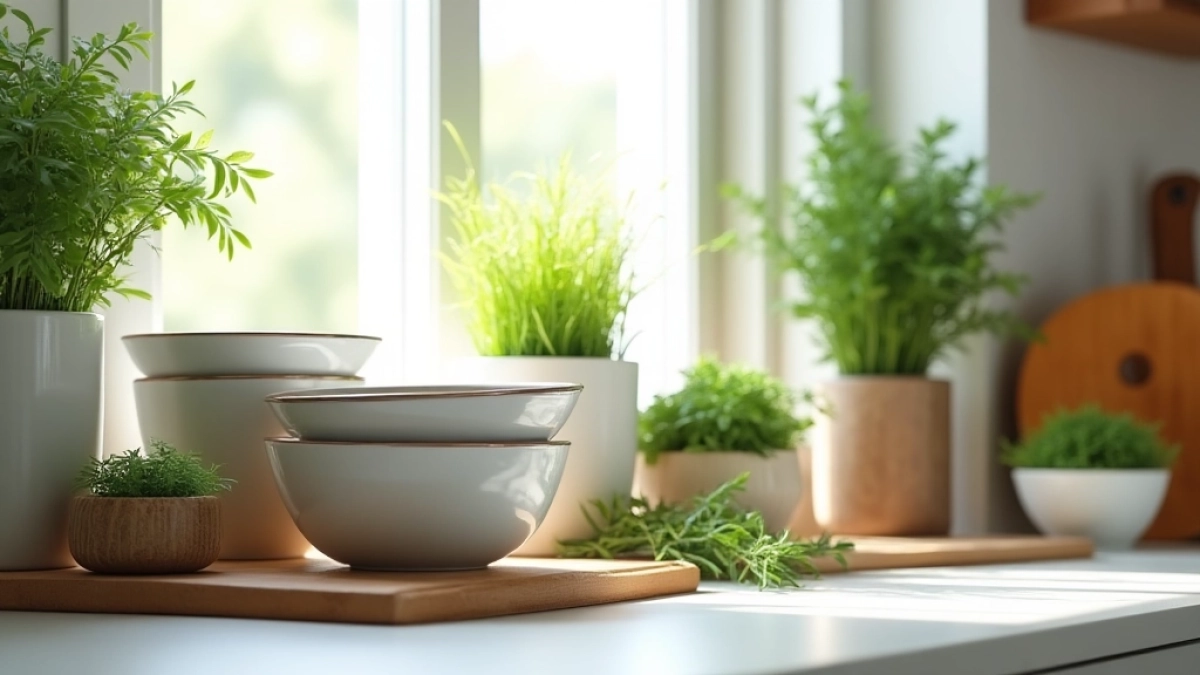 Co postawić na szafkach w kuchni