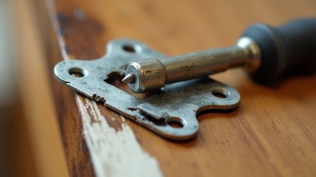 Jak naprawić zawias w szafce kuchennej