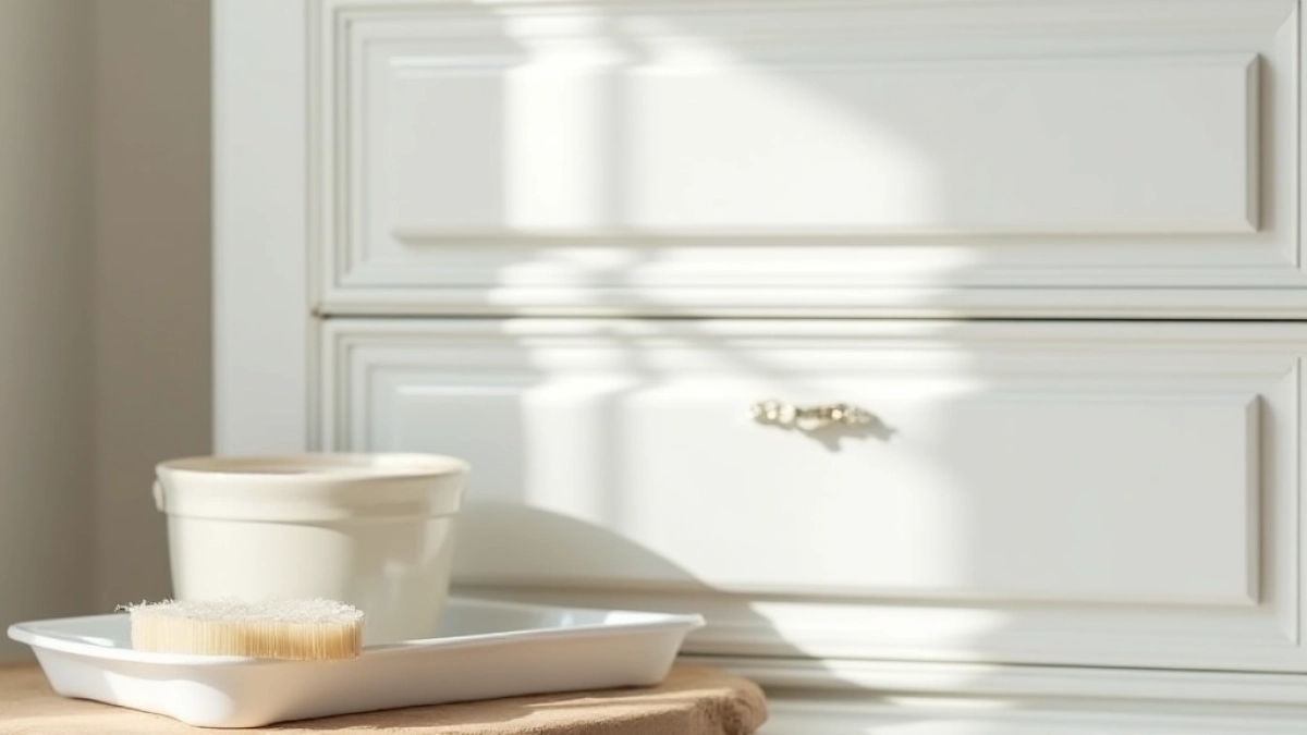 Jak pomalować lakierowana szafę