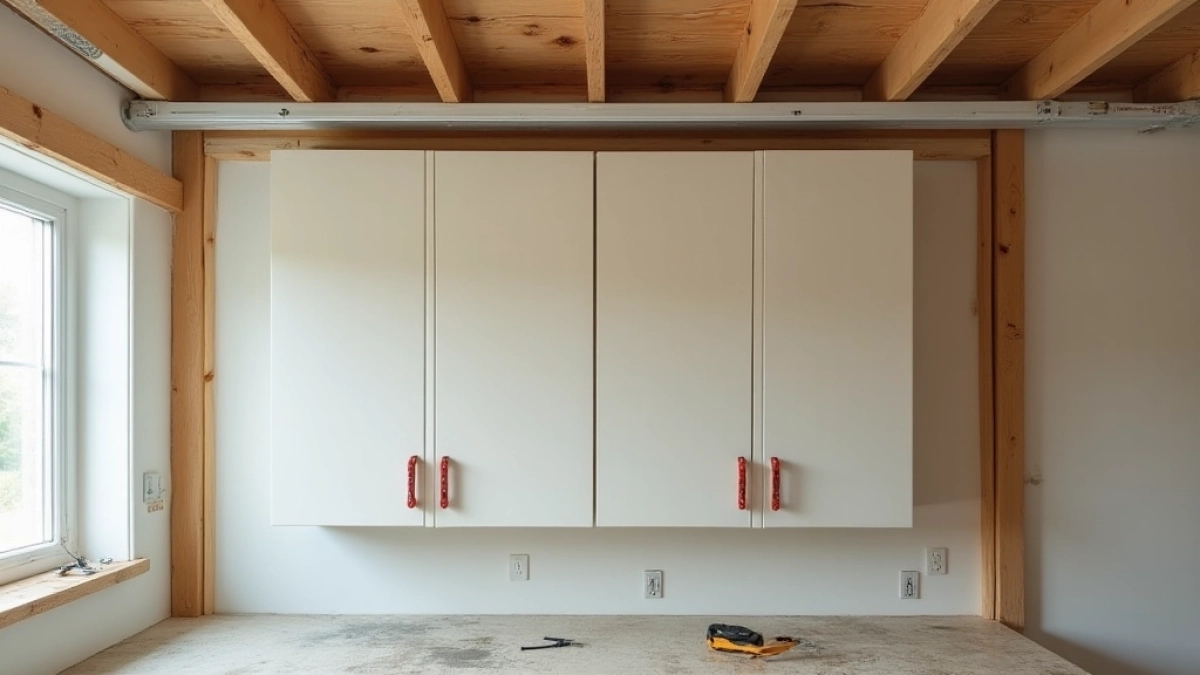 Jak powiesić szafki kuchenne na szynie