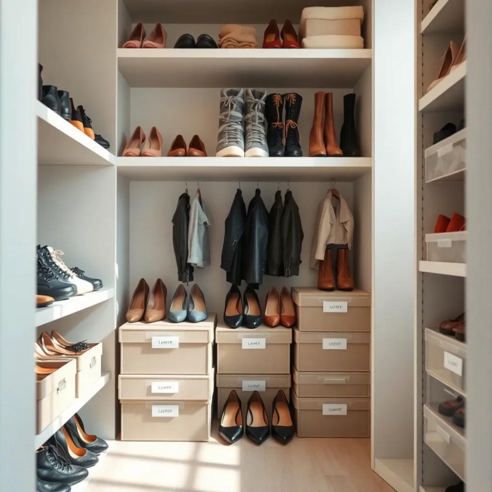 Jak przechowywać buty w szafie