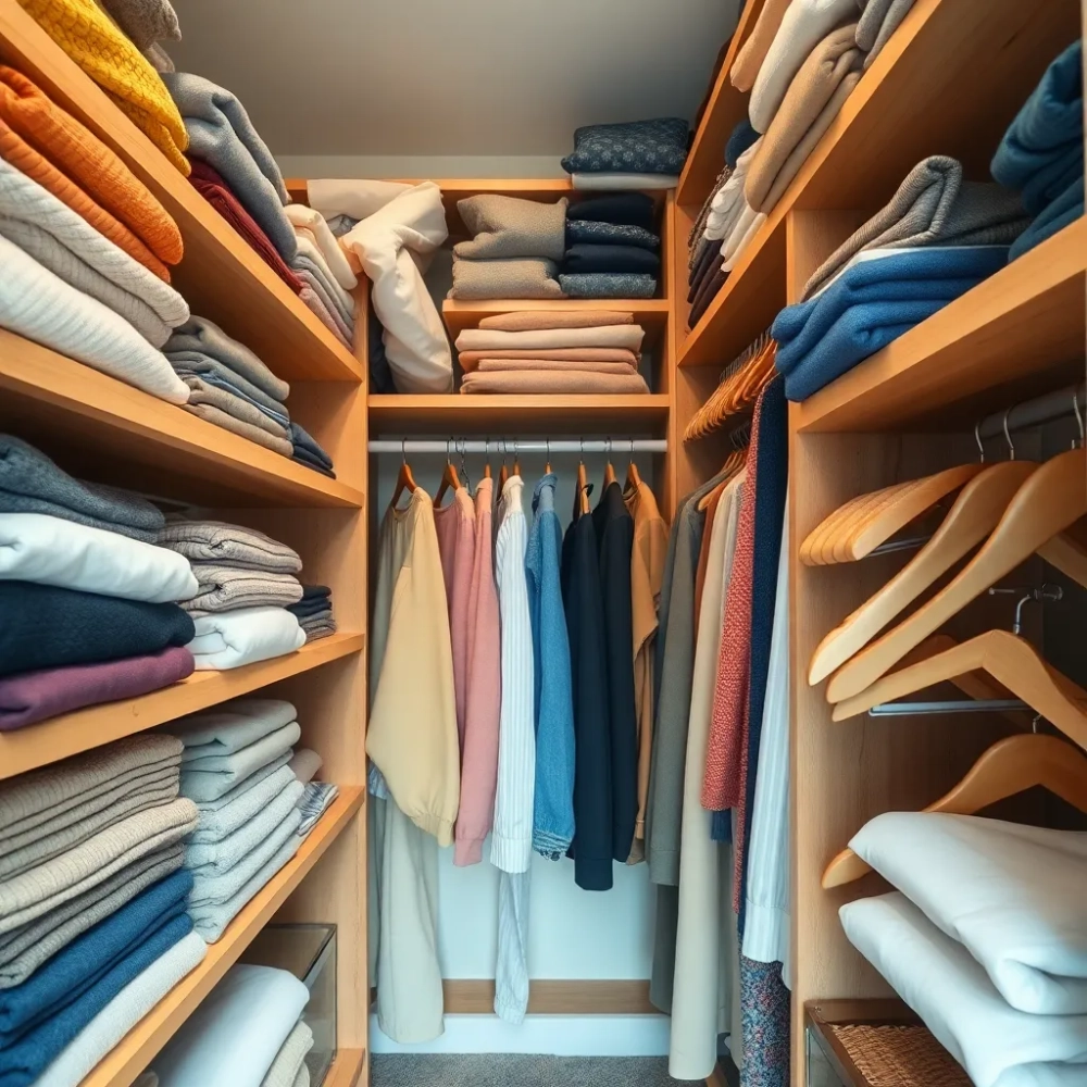 Jak przechowywać ubrania w szafie
