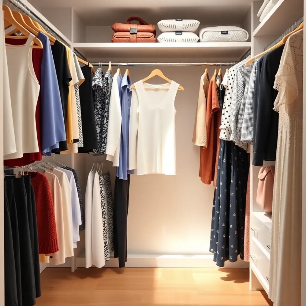 Jak segregować ubrania w szafie