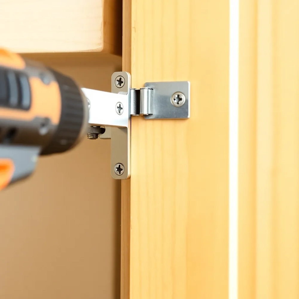 Jak zamontować drzwi do szafy na zawiasach