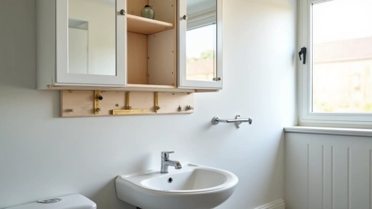 jak zamontować szafkę wiszącą pod umywalkę