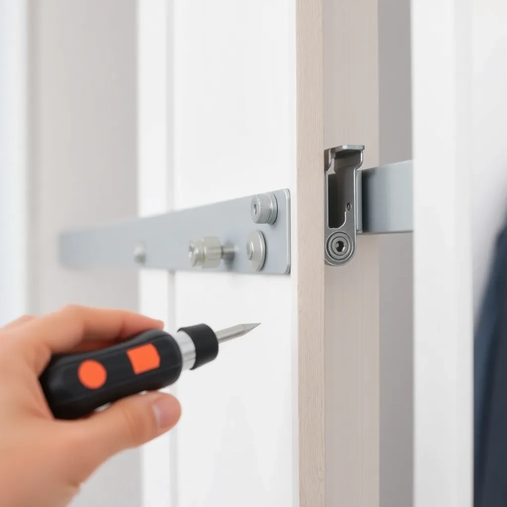 Jak zdemontować drzwi przesuwne w szafie Komandor