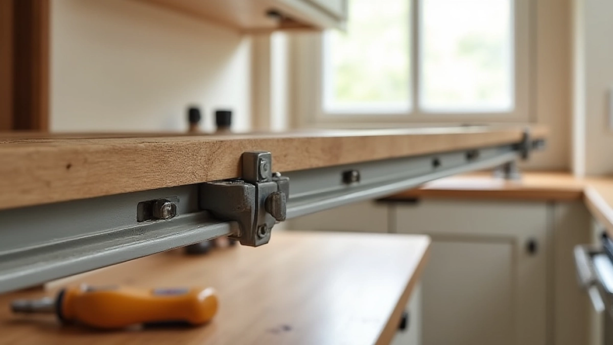 Jak zdjąć szafkę kuchenną z szyny