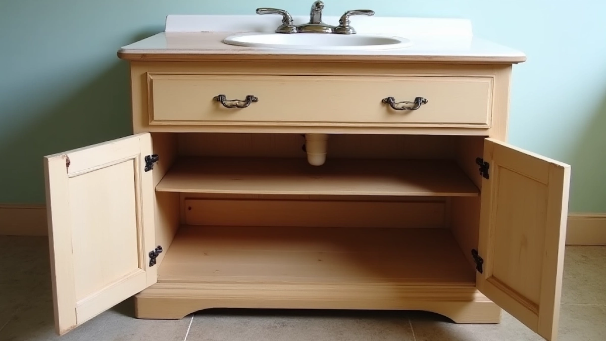 Jak zrobić szafkę pod umywalkę z komody