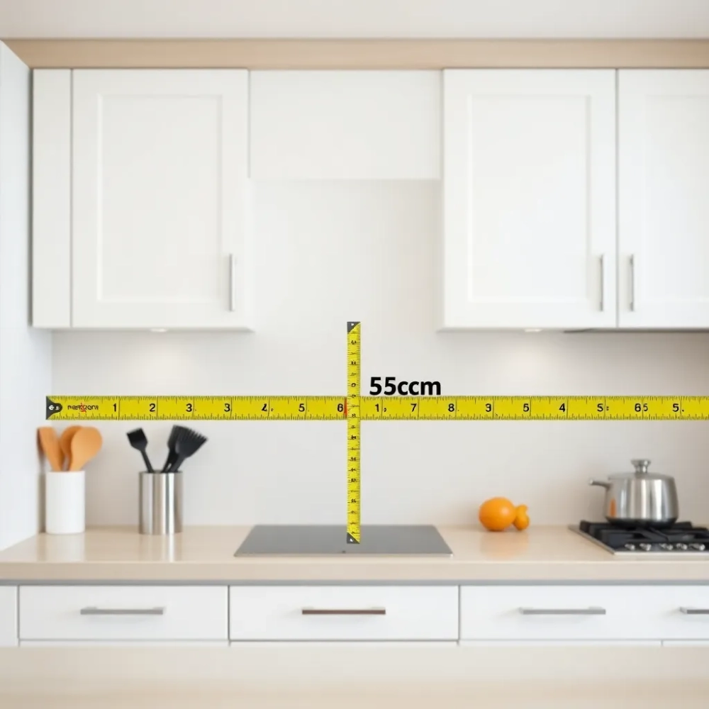 Jaka powinna być odległość między blatem a szafkami w kuchni