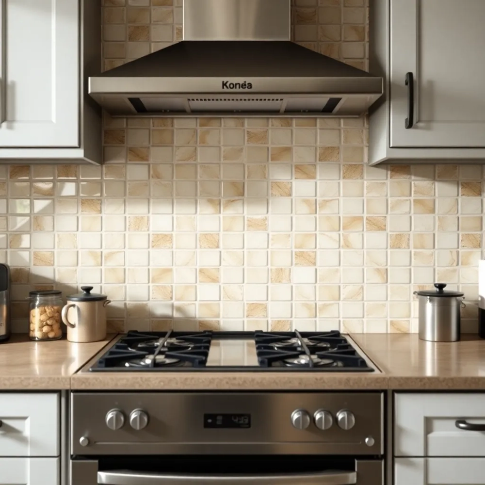 Jakie płytki do kuchni między szafkami