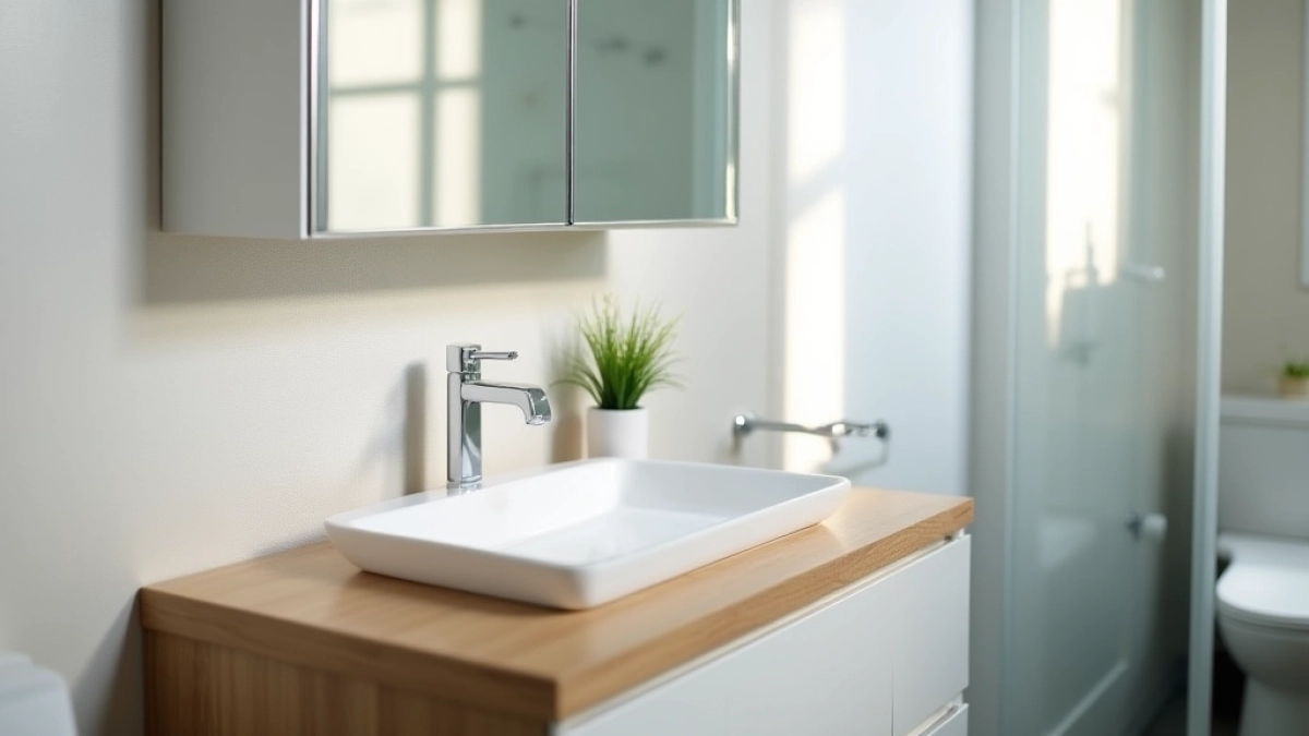 Na jakiej wysokości szafka wisząca w łazience