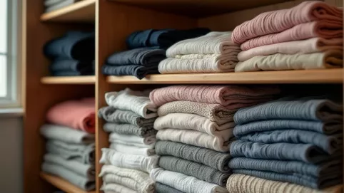 Jak ładnie ułożyć ubrania w szafie