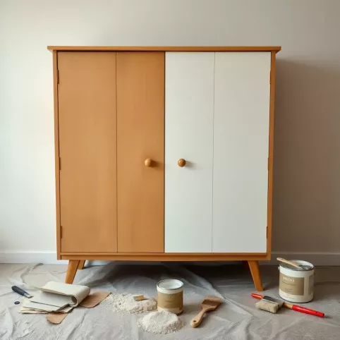 Jak odnowić starą szafę z PRL