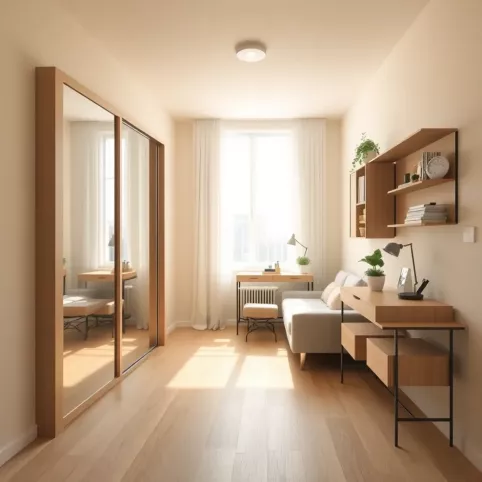 Jak urządzić mały pokój z szafą