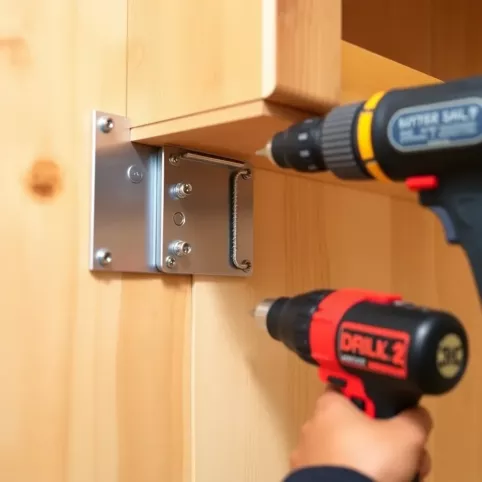 Jak zawiesić szafkę na drewnianej ścianie