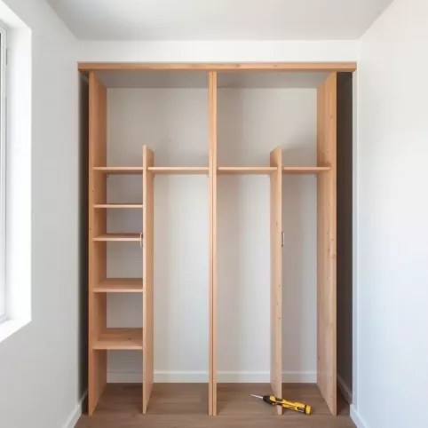 Jak zrobić szafę wnękową z drzwiami otwieranymi
