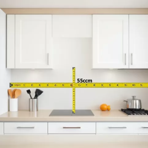 Jaka powinna być odległość między blatem a szafkami w kuchni