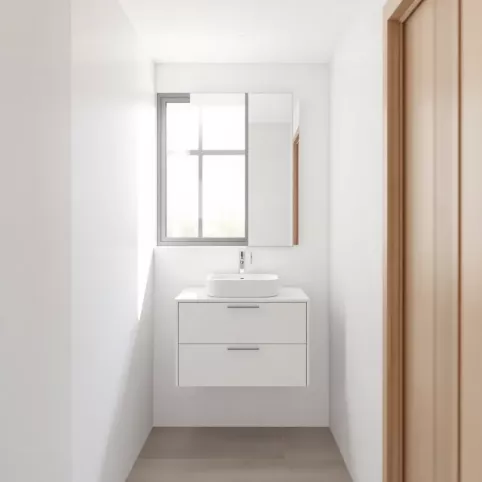 Jaka szafka pod umywalkę do małej łazienki