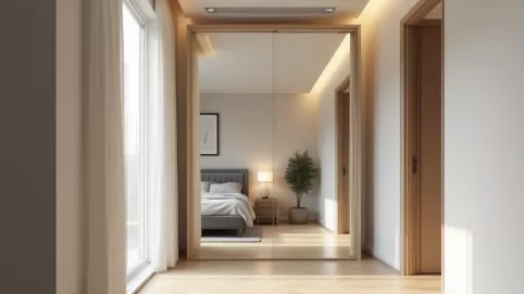 Jakie lustro na drzwi szafy