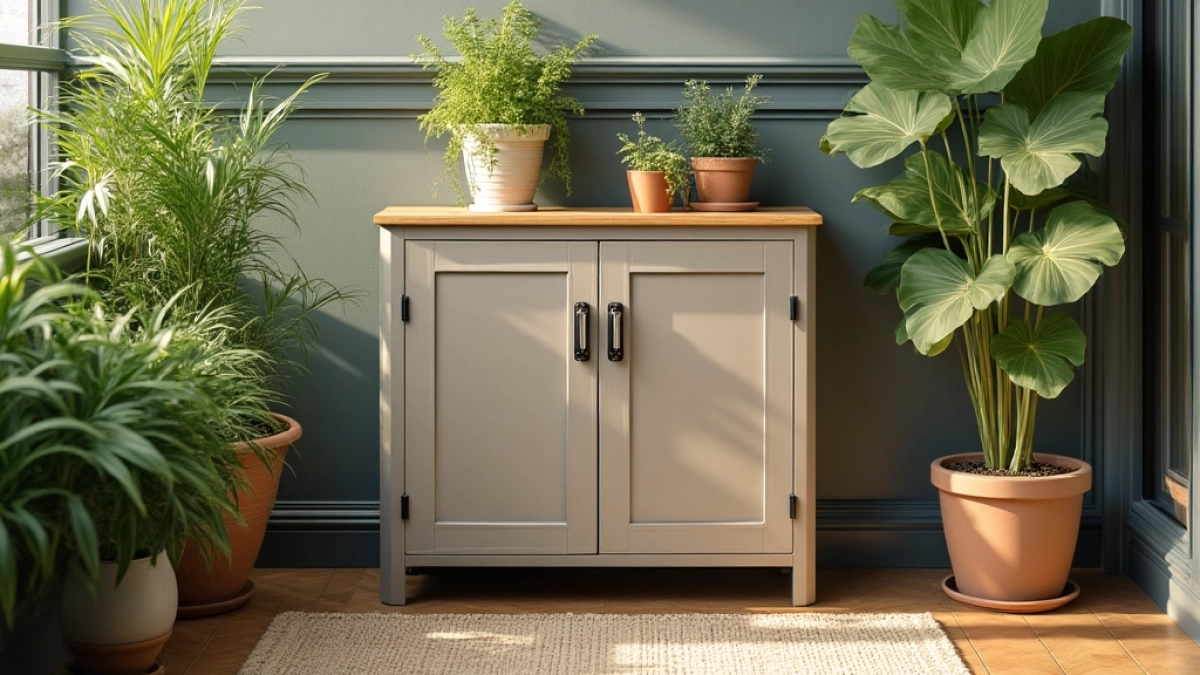 Solidna szafka na balkon